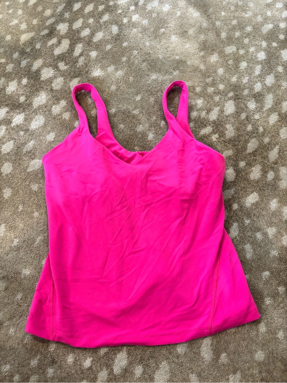 Lulu lemon waste length align tank top pink
